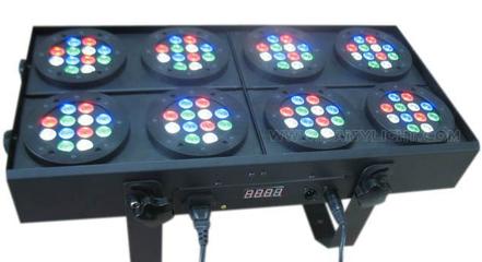【廠家直銷95顆*5W RGBW四色室內(nèi) DMX7通道 LED】價(jià)格_廠家_圖片